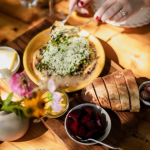 Table at De Meye, Stellenbosch.